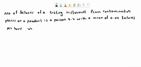 the-number-of-failures-of-a-testing-instrument-from-contamination-particles-on-a-product-is-a-poisson-random-variable-with-a-mean-of-004-failures-per-hour-determine-the-following-a-what-is-t-52979