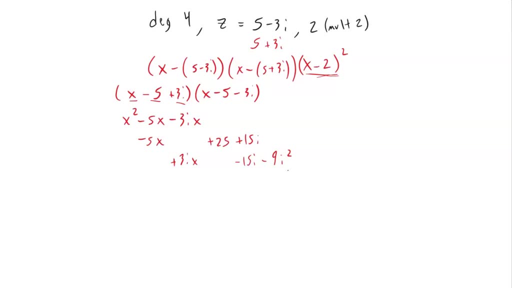 Find a polynomial with integer coefficients that satisfies the given ...