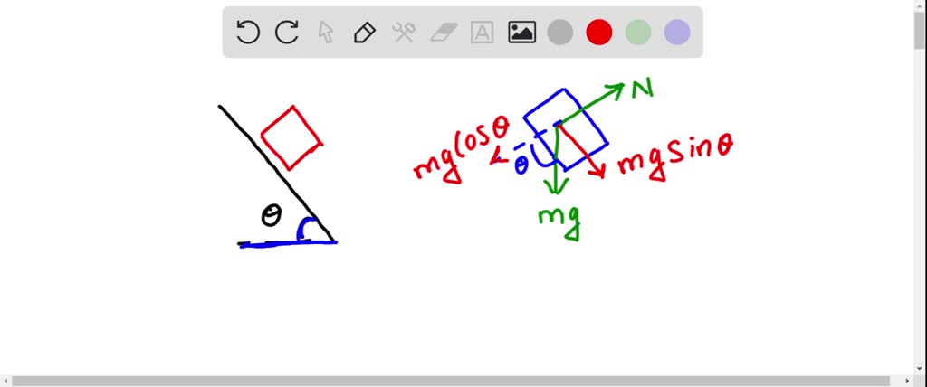 SOLVED: Suppose an object is placed on a ramp at an angle from the ...