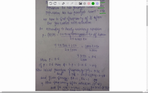 consider-a-locus-with-two-alleles-b-and-b-b-is-dominant-while-b-is-recessive-there-is-no-mutation-b-has-a-selective-advantage-relative-to-b-so-that-the-fitnesses-of-the-three-genotypes-are-b-93814