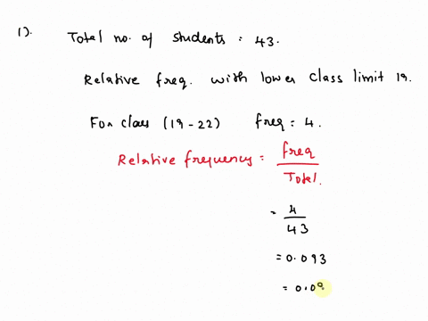 1-ages-number-of-students-15-18-8-19-22-4-23-26-10-27-30-8-31-34-8-35-38-5-find-the-relative-frequency-for-the-class-with-lower-class-limit-19-relative-frequency-give-your-answer-as-a-percen-38306