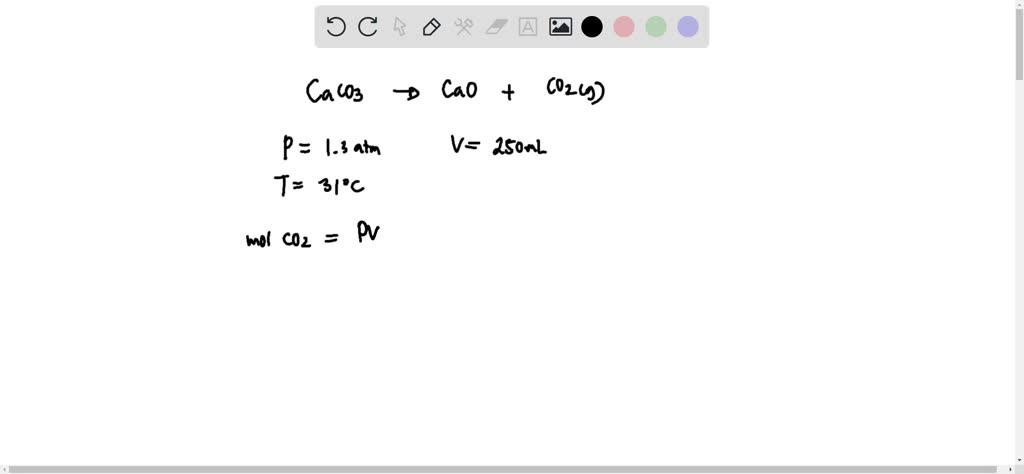 SOLVED: Calcium carbonate, CaCO3(s), the principal compound in ...