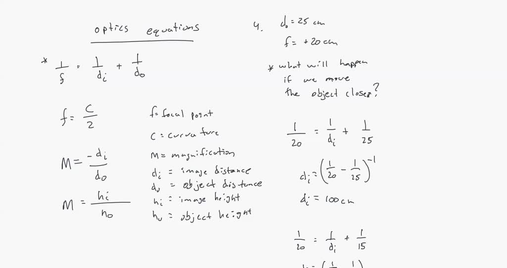 SOLVED 'an object is placed at a distance of 25 cm away from a