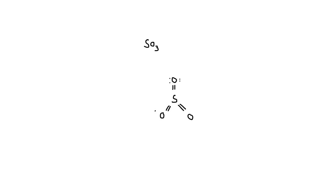 SOLVED: The hybrid orbital set used by the central atom in SO3 is sp ...