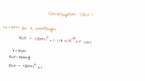 centrifugation-certain-procedures-necessitate-precise-centrifugation-conditions-which-must-be-specified-in-terms-of-relative-centrifugal-force-rcf-expressed-in-units-of-gravity-times-gravity-32802