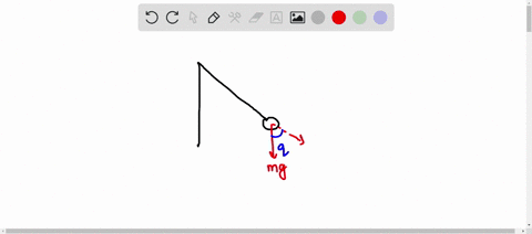 a-simple-pendulum-consists-of-a-ball-of-mass-m-suspended-from-the-ceiling-using-a-string-of-length-l-the-ball-is-displaced-from-its-equilibrium-position-by-an-angle-theta-and-released-what-i-86085