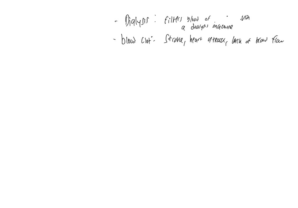 SOLVED Do we need to worry about blood clots during dialysis?