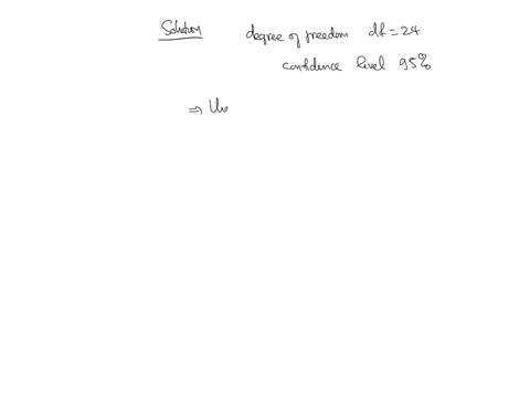 the-t-value-for-a-95-confidence-level-estimation-with-24-degrees-of-freedom-is-group-of-answer-choices-a-20639-b-20254-c-24922-d-17109