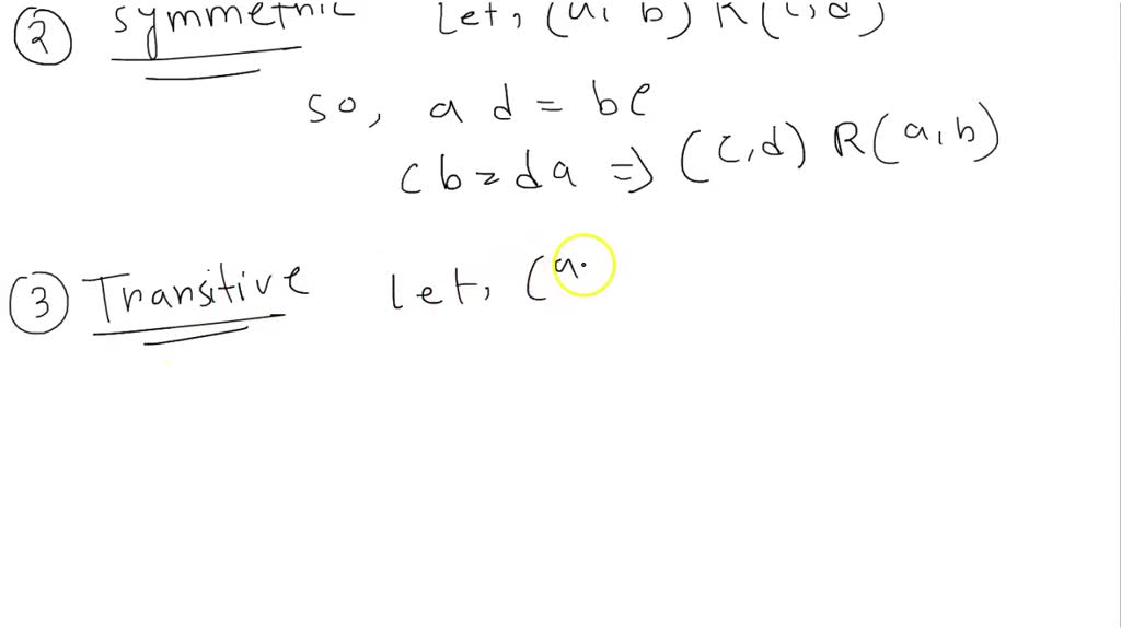 SOLVED: Let P Be The Set Of All Ordered Pairs Of Positive Integers And ...