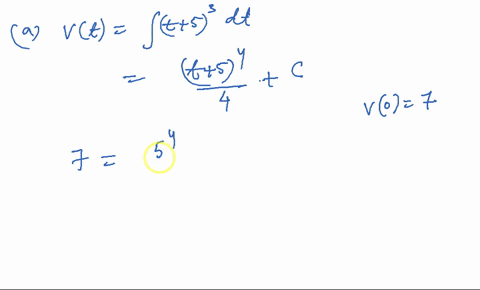 an-object-moves-along-a-coordinate-line-with-acceleration-at-t-53-units-per-second-per-second-the-initial-velocity-is-7-units-per-second-the-velocity-function-is-vt-the-initial-position-is-2-31089
