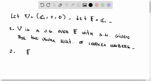 1-find-an-abelian-group-v-and-a-field-f-for-which-v-is-a-vector-space-over-f-in-at-least-two-different-ways-that-is-there-are-two-different-definitions-of-scalar-multiplication-making-v-a-li-18327