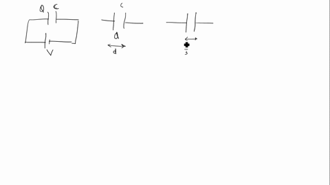 parallel-plate-capacitor-is-charged-with-a-battery-until-it-reaches-voltage-v-after-the-battery-was-disconnected-the-distance-between-the-plates-was-increased-3-times-no-charge-loss-in-this-87727