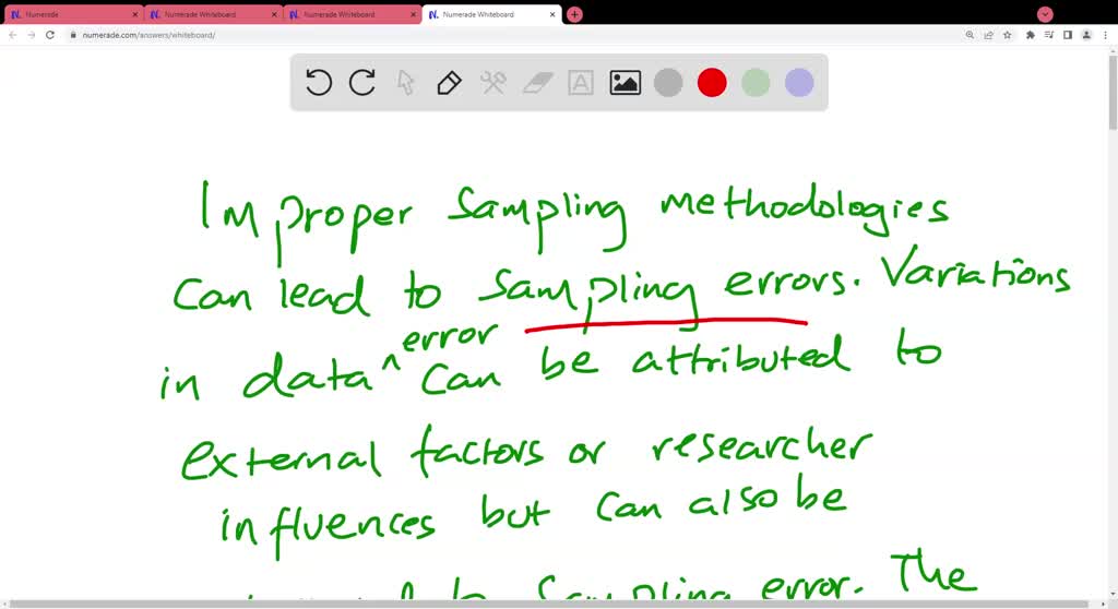 SOLVED Identify Your Own Example Of Improper Sampling From Your Day to 