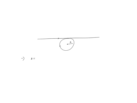 4a-long-straight-wire-carrying-a-current-of-is-made-into-a-loop-of-radius-r-what-is-the-magnitude-and-direction-of-the-magnetic-field-at-the-center-of-the-loop-in-the-figure-b-what-is-the-ma-62462