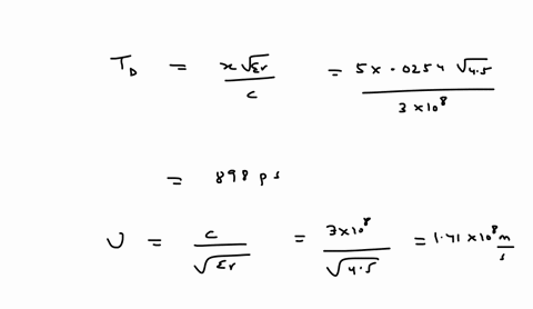 example-creating-a-transmission-line-modelcreate-an-equivalent-circuit-modcl-of-a-loss-free-50-transmission-line-5-in-long-for-the-cross-section-shown-in-figureaassume-that-the-driver-has-a-13976