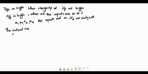 a-circuit-has-four-inputs-and-two-outputs-one-of-the-output-is-high-when-majority-of-inputs-are-high-the-second-output-is-high-only-all-the-inputs-are-of-same-type-design-a-combinational-log-17905