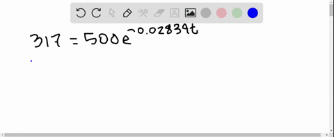 the-amount-of-a-radioactive-isotope-present-in-a-certain-sample-at-time-t-is-given-by-upper-a-left-parenthesis-t-right-parenthesis-equals-500-e-superscript-negative-002839-t-grams-where-t-ye-81903