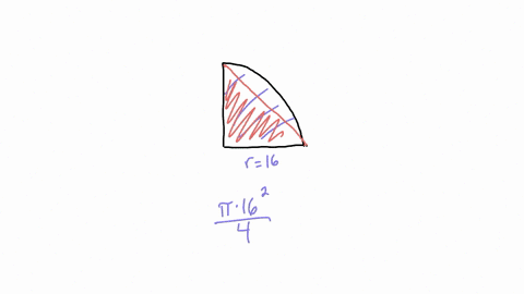 given-that-the-curves-are-formed-from-quarter-circles-find-the-area-of-the-shaded-region-give-your-answer-in-terms-of-t-16m-16m-the-diagram-is-not-drawn-to-scale-16872