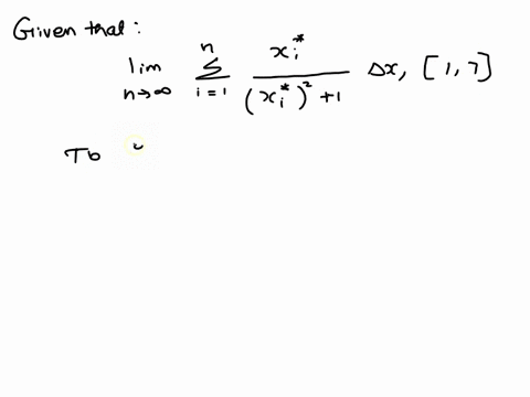 express-the-limit-as-a-definite-integral-on-the-given-interval-xi-lim-n-0-ax-1-7-xr2-1-dx-42635