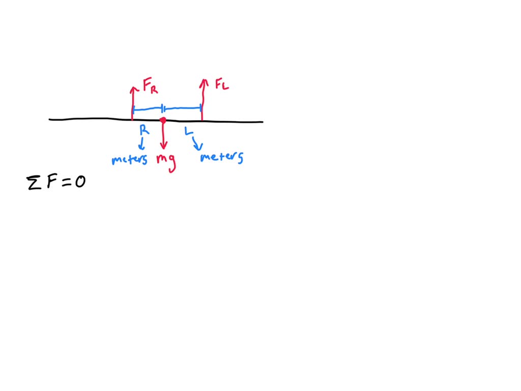 SOLVED: The figure below shows a man holding a pole that has a mass of ...