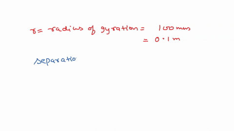 the-radius-of-gyration-of-a-compound-pendulum-about-the-point-of-suspension-is-100mm-the-distance-between-the-point-of-suspension-and-the-centre-of-mass-is-250mm-considering-the-acceleration-16089