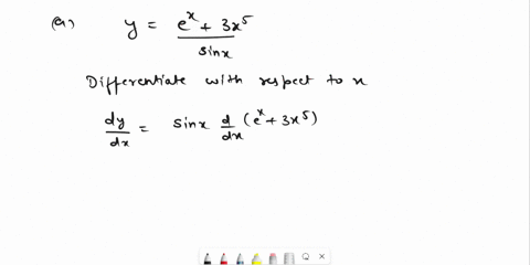 find-dy-if-dx-e-3x5-yx-sin-x-a-sin-x-yx-cos-x-b-t2-cosec-x-yx-xl-c-sin3x-yx-45cos2x-d-2e-2x-yx-x-tan12x-e-79195