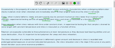 what-does-the-term-viscoelasticity-mean-explain-the-difference-between-creep-and-stress-relaxation-what-are-the-advantages-of-forced-vibration-measurements-over-standard-creep-and-stress-rel-34398