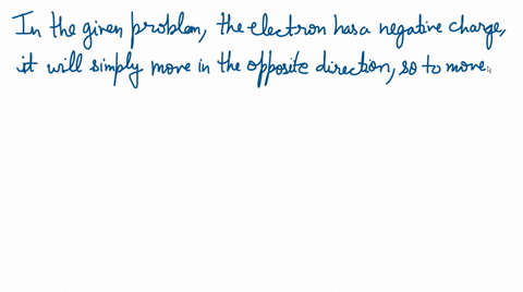 an-electron-moving-along-the-positive-x-axis-perpendicular-to-a-magnetic-field-experiences-a-magneti-52668