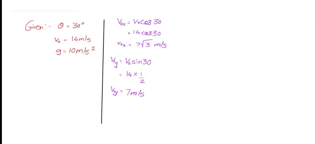 SOLVED: "A Kicked Football Leaves The Ground At An Angle ? = 30^o To ...