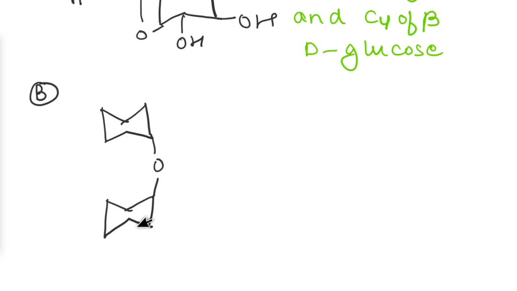 SOLVED a) 2 Identify the 3 of glycosidic linkage each of the 2