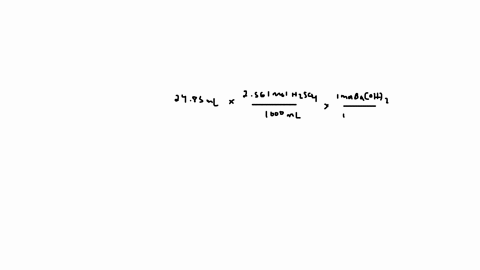 what-is-the-molarity-of-baoh2-solution-if-titration-data-revealed-2485-ml-of-2561-m-h2so4-are-required-to-reach-the-endpoint-in-1557-ml-of-baoh2-solution-h2so4aq-baoh2aq-baso4aq-2h2ol-input-only-the-n