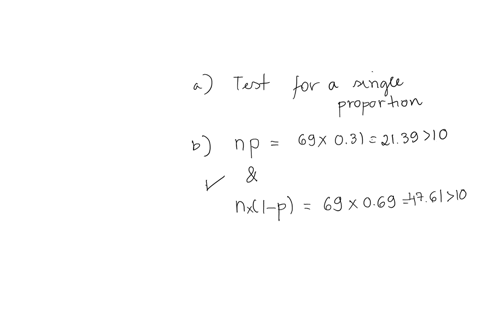 one-instructor-claims-that-less-than-31-of-all-college-algebra-students-have-met-the-prerequisites-for-the-class-upon-enrollment-to-test-this-claim-she-examined-a-random-sample-of-69-college-21978