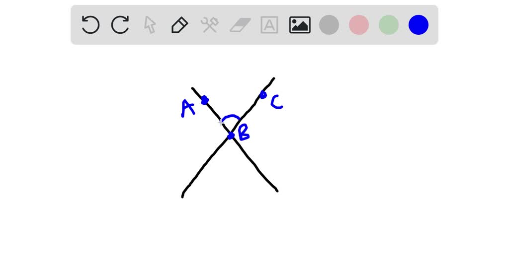 SOLVED: 6. Vertical angles ABC and DBE