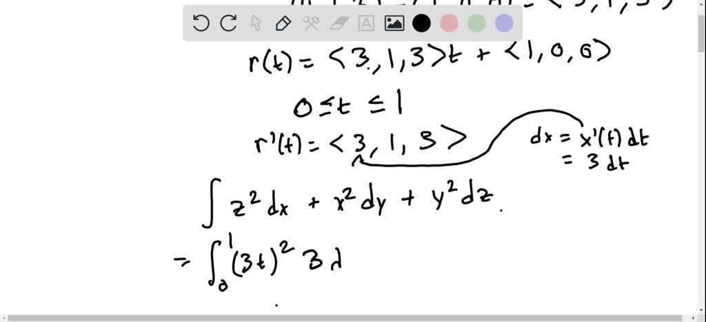 SOLVED: Evaluate the line integral, where C is the given curve. z2 dx ...