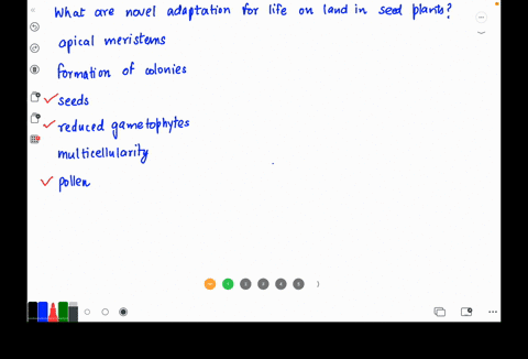 what-are-the-novel-adaptations-for-life-on-land-in-seed-plants-select-all-that-apply-apical-meristems-formation-of-colonies-seeds-reduced-gametophytes-multicellularity-pollen-submit-request-51932