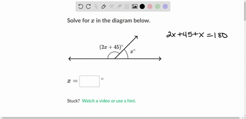 whats-x-equal-i-need-help-solve-for-x-in-the-diagram-below-2x-455-x-x-stuck-watch-a-video-or-use-a-hint-53238