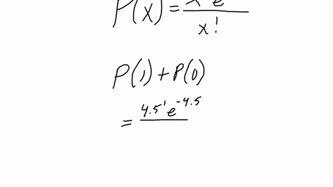 assume-a-poisson-distribution-with-lambdaequals45-find-the-following-probabilities-d-pxless-than-or-equals1equals-round-to-four-decimal-places-as-needed