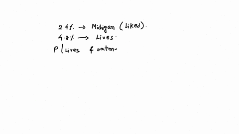 arecent-survey-found-that-24-of-people-in-michigan-like-oatmeal-if-the-probability-that-someone-lives-in-michigan-is-48-what-is-the-probability-that-someone-lives-in-michigan-and-likes-oatme-95752