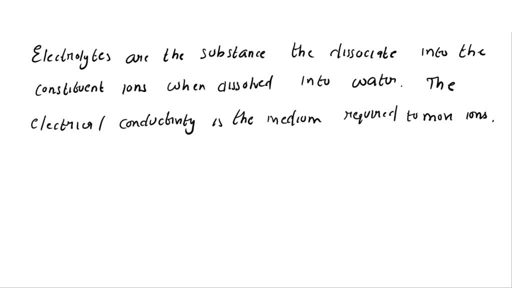 SOLVED ionic compounds are good conductors of electricity in fused
