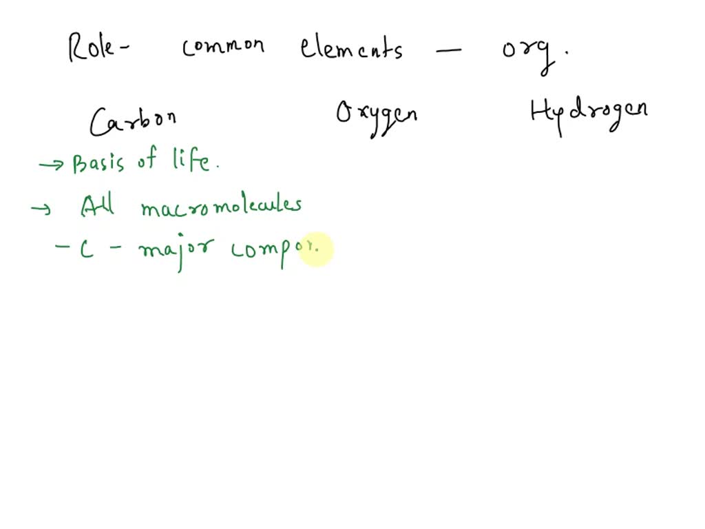 what are the most common elements in living organisms