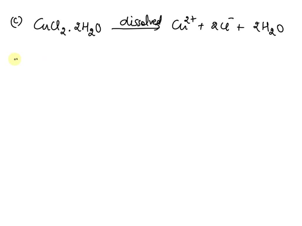 SOLVED ' A student weighs out 1.100 grams of copper(II) chloride