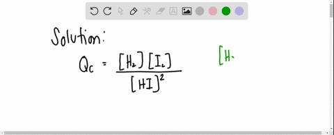 consider-the-equilibrium-system-described-by-the-chemical-reaction-below-calculate-the-value-of-qc-for-the-initial-set-reaction-conditions-in-a-150-l-container-000623-mol-h2-000414-mol-i2-00-33232