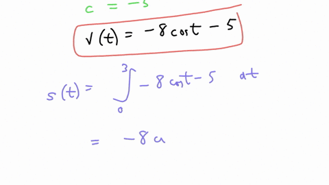 the-acceleration-of-an-object-in-ms-is-given-by-the-function-at-8-sint-tne-initial-velocity-of-the-object-is-v0-13-mls_-round-your-answers-to-four-decimal-places-find-an-equation-vt-for-the-90456