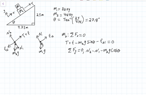 you-are-lowering-two-boxes-one-on-top-of-the-other-down-the-ramp-shown-in-the-figure-figure-1-by-pulling-on-a-rope-parallel-to-the-surface-of-the-ramp-both-boxes-move-together-at-a-constant-17104