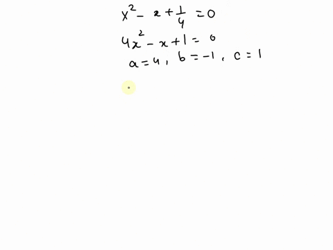 use-the-discriminant-to-determine-how-many-and-what-kind-of-solutions-the-quadratic-equation-x2-x-14-has-21784