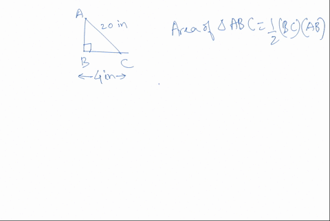 the-hypotenuse-of-a-right-triangle-is-20-inches-long-one-leg-of-the-triangle-is-4-inches-longer-than-the-other-what-is-the-area-of-the-right-triangle-33585