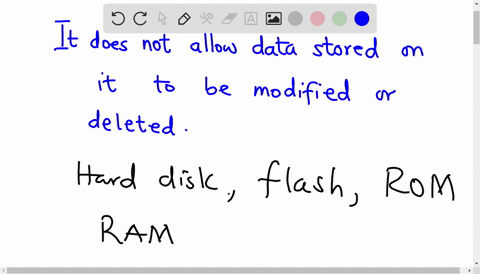 it-does-not-allow-data-stored-on-them-to-be-modified-or-deleted-select-one-o-a-hard-disk-o-b-flash-o-c-rom-o-d-ram-84362