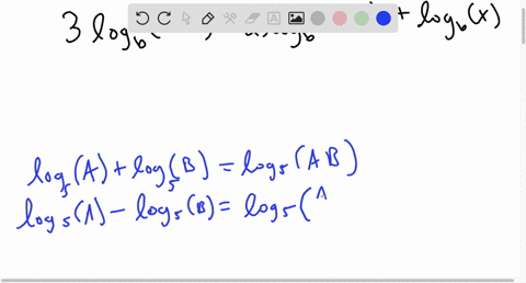 write-each-logarithmic-expression-as-one-logarithm-see-example-7-3-log-_bx1-2-log-_bx2log-_b-x-05678