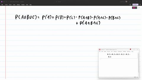 given-three-events-a-b-and-c-in-a-sample-space-with-pa-05-pb-03-pc-04-pa-b-02-pa-c-01-and-pb-c-01-find-pa-b-c-using-the-principle-of-inclusion-and-exclusion