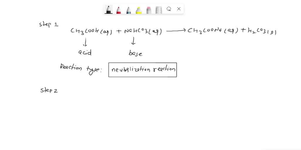 SOLVED The chemical equation for the reaction of baking soda (sodium